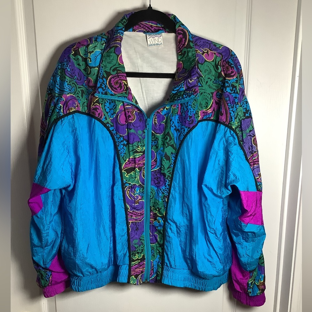 Vintage 90’s floral track jacket by Second Wind